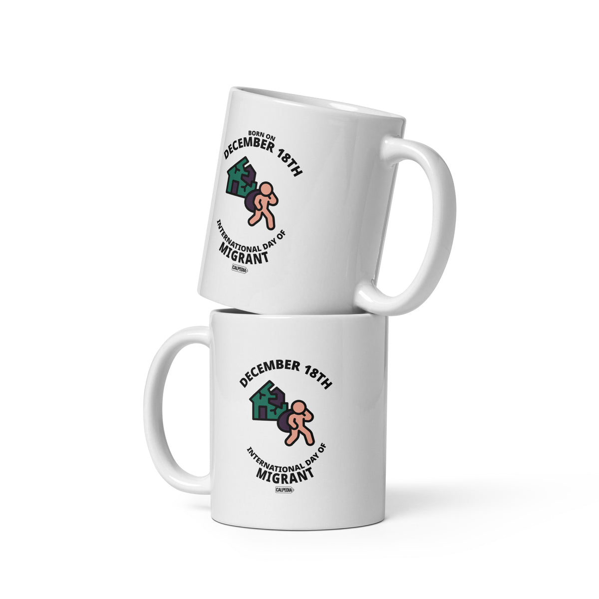 CALPEDIA DECEMBER 18 - 02 TWO MUGS