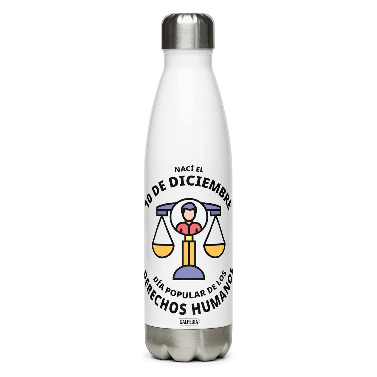 CALPEDIA 10 DE DICIEMBRE BOTELLA DE ACERO