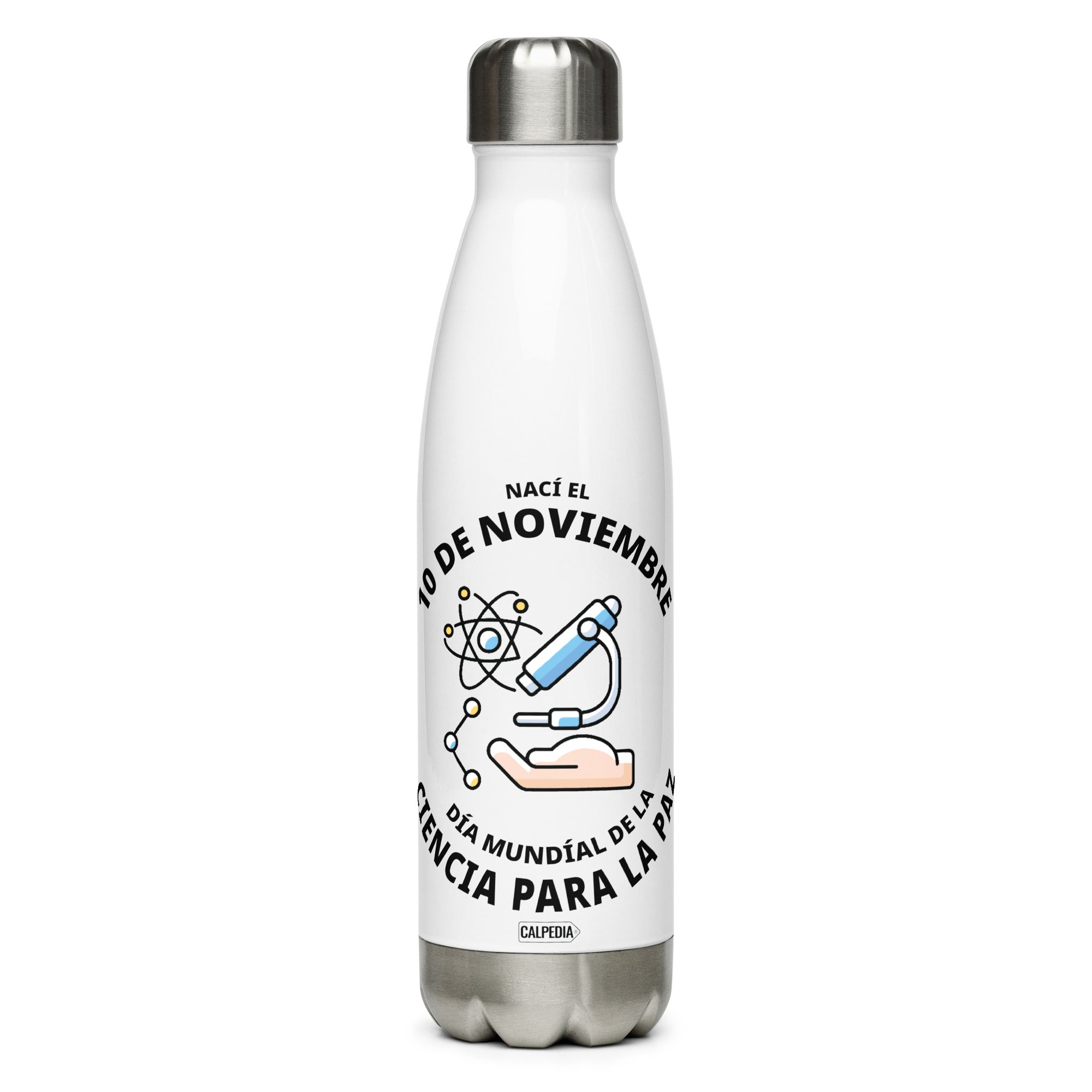 CALPEDIA 10 DE NOVIEMBRE BOTELLA DE ACERO
