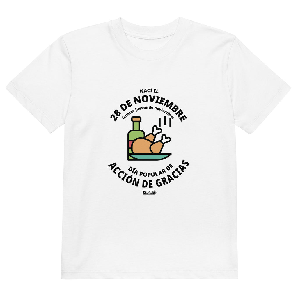 CALPEDIA 28 DE NOVIEMBRE CAMISETA NIÑO - 01 CAMISETA