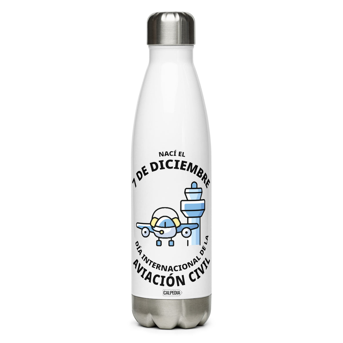 CALPEDIA 7 DE DICIEMBRE BOTELLA DE ACERO
