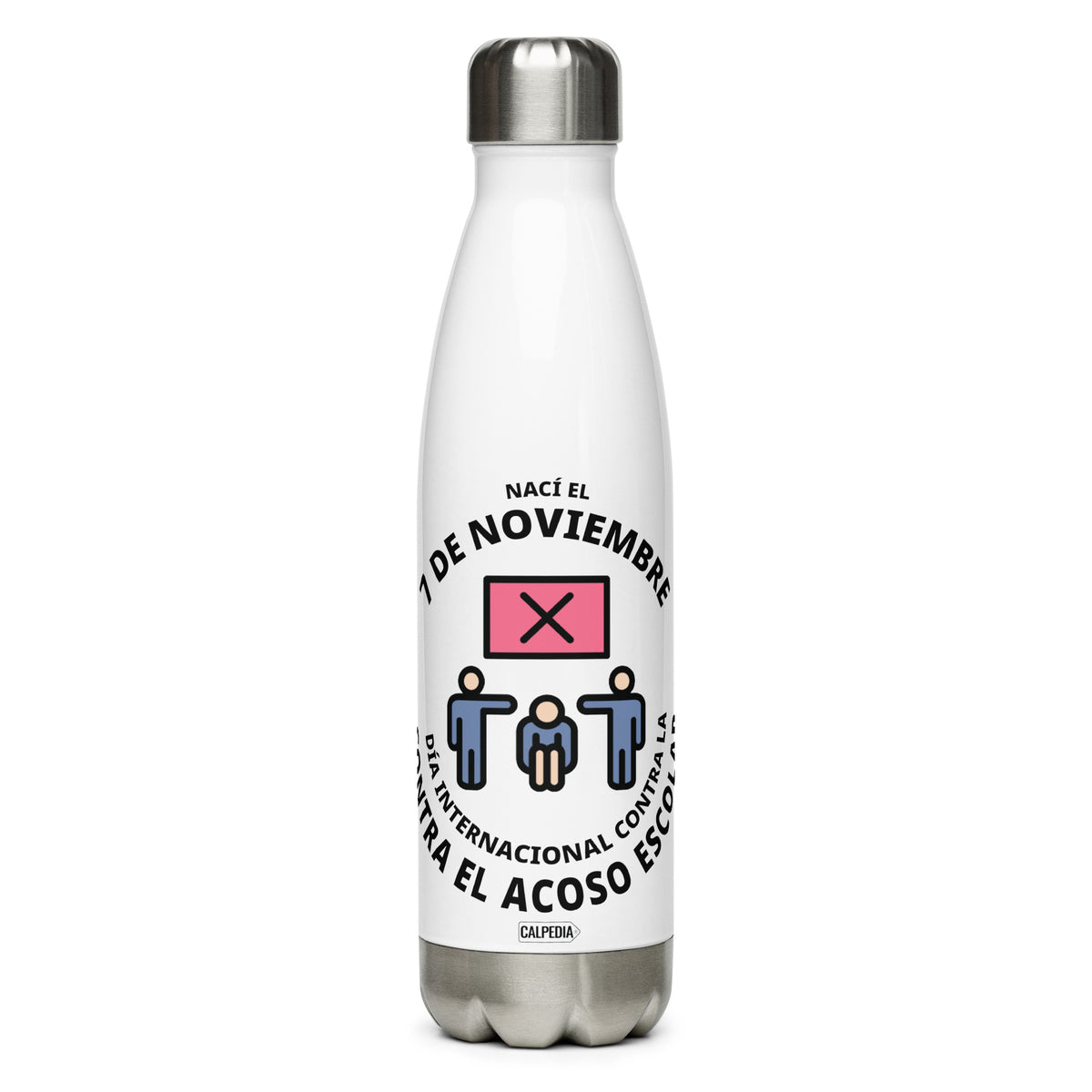 CALPEDIA 7 DE NOVIEMBRE BOTELLA DE ACERO